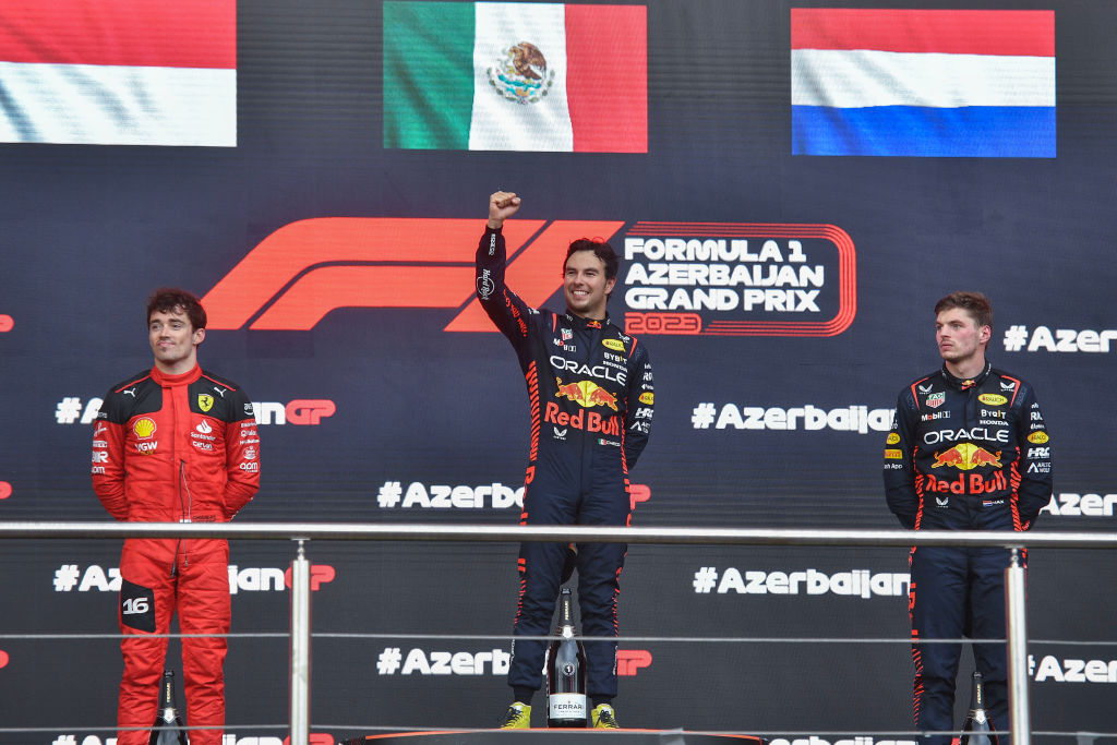 Checo Pérez, ganador en el GP de Azerbaiyán
