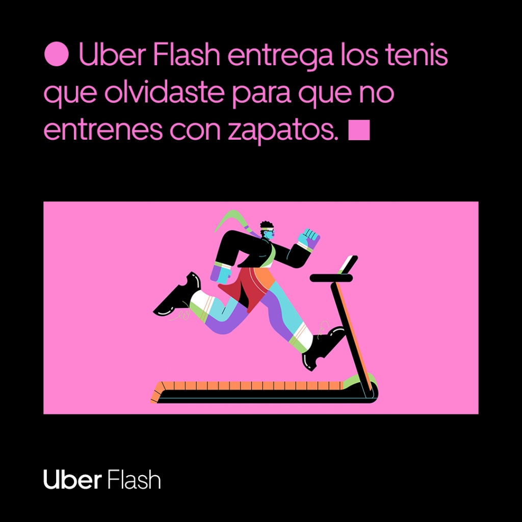Uber Flash te lleva la ropa que dejaste.
